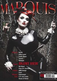 Taylor Wane magazine cover appearance Marquis # 49, August 2010