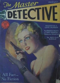 Sade magazine cover appearance Master Detective August 1930