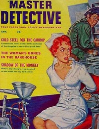Master Detective April 1958 magazine back issue cover image