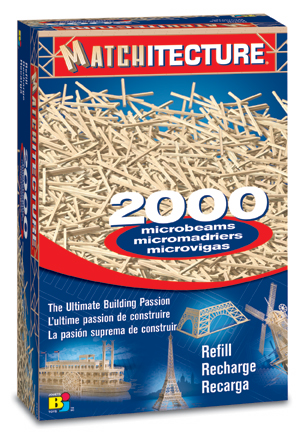 matchitecture offers a 2000 match refill pack of microbeams just in case you lost some or broke some refillof2000microbeams