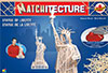 Statue of Liberty, 2000 Piece 3D Matchstick Puzzle Made by Matchitecture