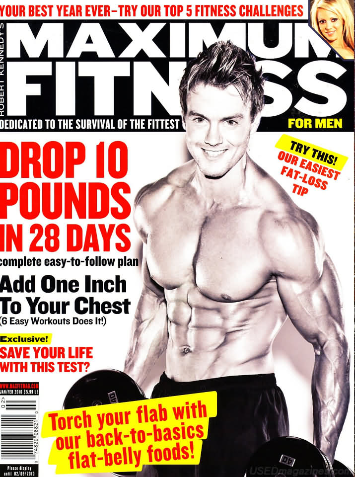 Maximum Fitness January/February 2010 magazine back issue Maximum Fitness magizine back copy 