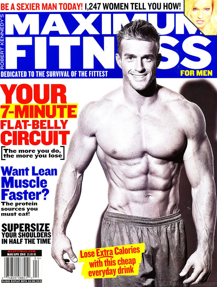 Maximum Fitness March/April 2010 magazine back issue Maximum Fitness magizine back copy 