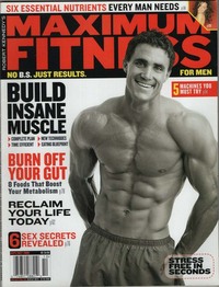 Maximum Fitness September/October 2008 magazine back issue cover image