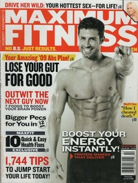 Maximum Fitness January/February 2009 magazine back issue