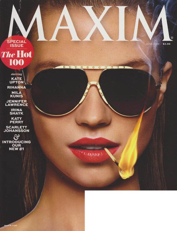 Maxim # 194, June 2014 magazine back issue Maxim magizine back copy 