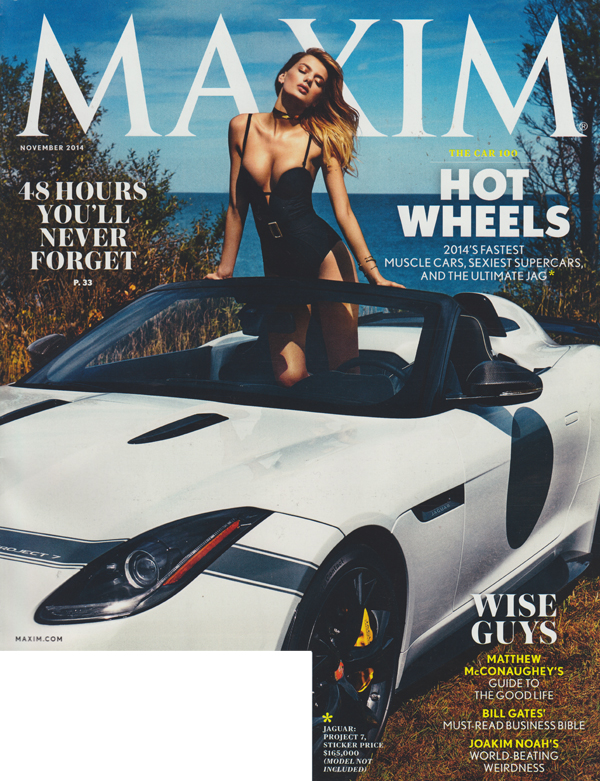 Maxim # 198, November 2014 magazine back issue Maxim magizine back copy 