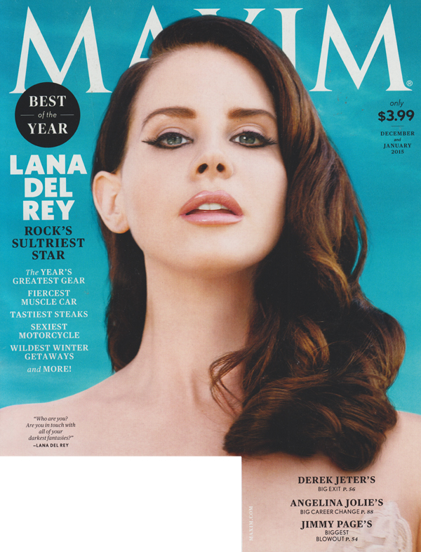 Maxim # 199, December 2014/January 2015 magazine back issue Maxim magizine back copy 