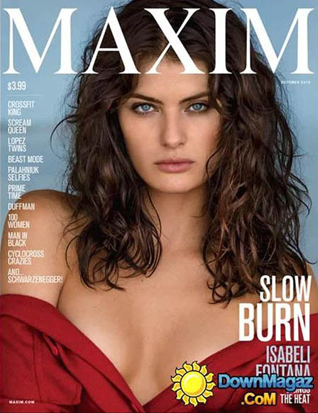 Maxim October 2015 magazine back issue Maxim magizine back copy 