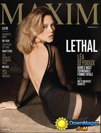Maxim November 2015 magazine back issue Maxim magizine back copy 