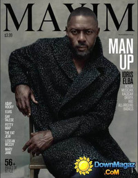 Maxim September 2015 magazine back issue cover image