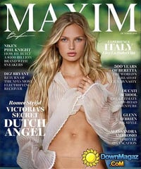Maxim October 2016 magazine back issue cover image