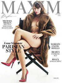 Maxim November/December 2020 magazine back issue cover image
