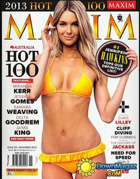 Maxim Australia # 28, November 2013 magazine back issue cover image
