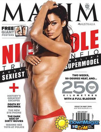 Maxim Australia # 34, May 2014 magazine back issue cover image