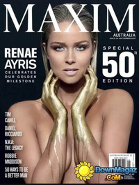Maxim Australia # 50, September 2015 magazine back issue cover image