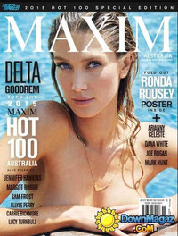 Maxim Australia # 52, November 2015 Magazine Back Copies Magizines Mags