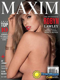 Maxim Australia # 55, February 2016 magazine back issue cover image