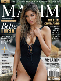 Maxim Australia # 77, December 2017 magazine back issue cover image