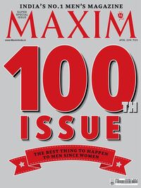 Maxim India April 2014 magazine back issue cover image
