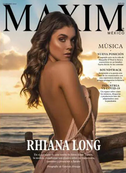 Maxim (Mexico) February 2021 magazine back issue Maxim (Mexico) magizine back copy 