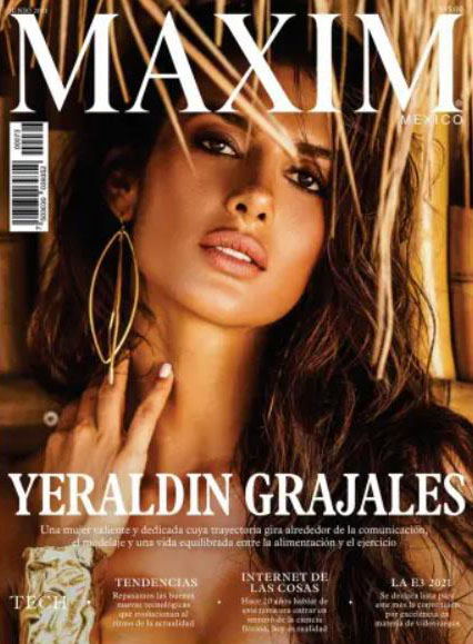 Maxim (Mexico) June 2021 magazine back issue Maxim (Mexico) magizine back copy 