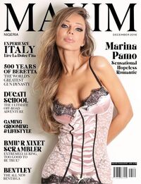 Maxim Nigeria December 2016 Magazine Back Copies Magizines Mags