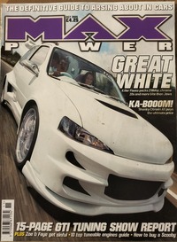 Max Power October 2005 magazine back issue cover image