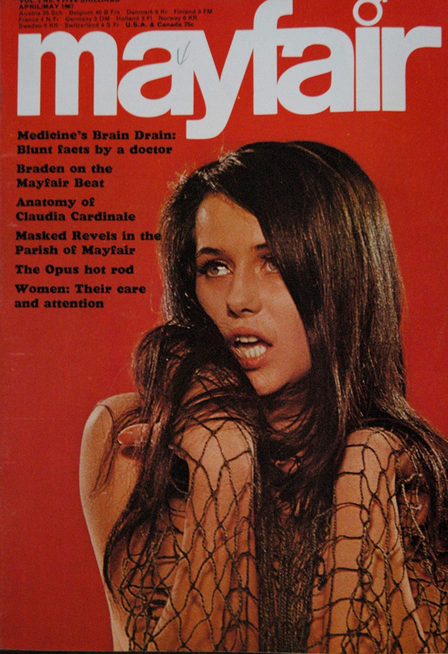 Mayfair Vol. 2 # 4 magazine back issue Mayfair magizine back copy Mayfair Vol. 2 # 4 Vintage Adult Magazine Back Issue Published by Paul Raymond Publishing Group. Medicine's Brain Drain: Blunt Facts By A Doctor.