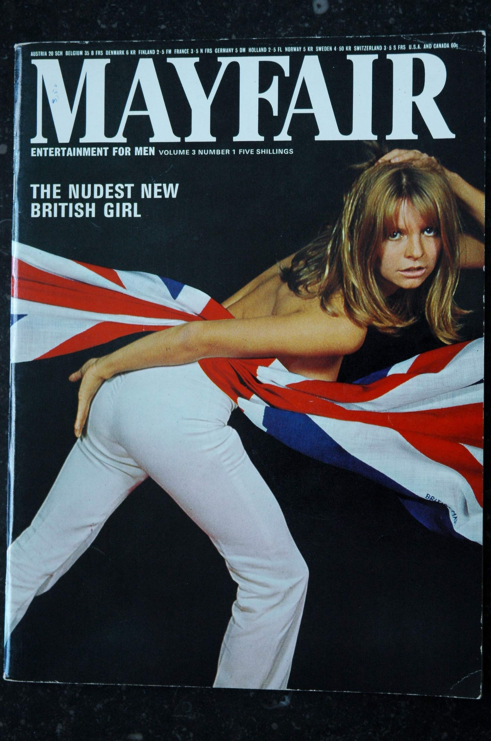 Mayfair Vol. 3 # 1 magazine back issue Mayfair magizine back copy Mayfair Vol. 3 # 1 Vintage Adult Magazine Back Issue Published by Paul Raymond Publishing Group. Entertainment For Men .