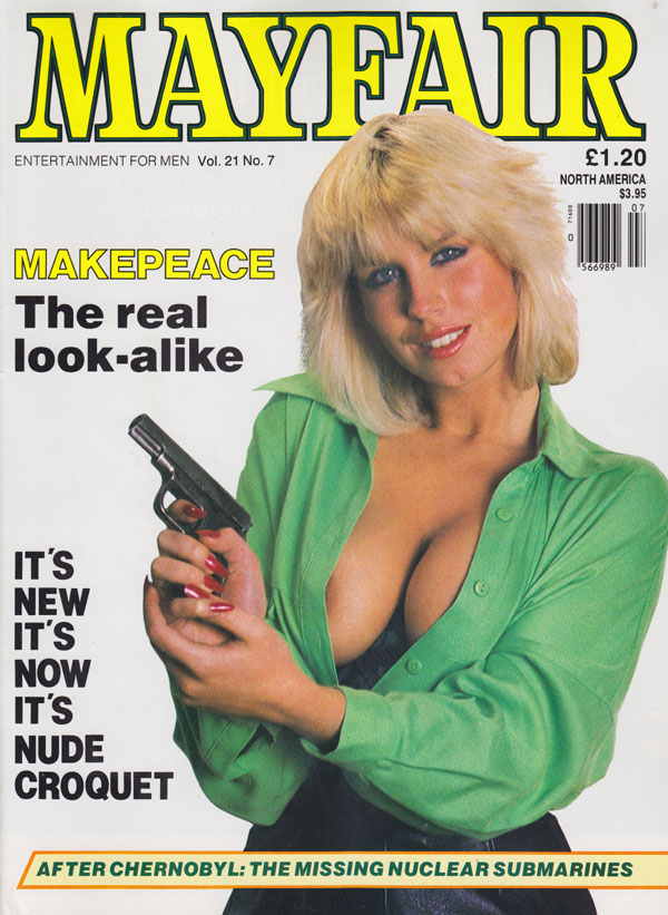 Mayfair Vol. 21 # 7 magazine back issue Mayfair magizine back copy xxx porn mag mayfair 1986 back issues hot sex blondes nude erotic photos huge tits tight asses pussy