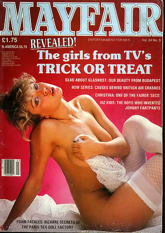 Mayfair Vol. 24 # 3 magazine back issue Mayfair magizine back copy Mayfair Vol. 24 # 3 Adult Magazine Vintage Back Issue Published by Paul Raymond Publishing Group. Covergirl & Centerfold Ildico Petre Photographed by John Patrick Burgess.