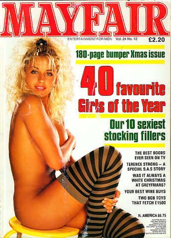 Mayfair Vol. 24 # 12 magazine back issue Mayfair magizine back copy Mayfair Vol. 24 # 12 Adult Magazine Vintage Back Issue Published by Paul Raymond Publishing Group. Mayfair Girl of the Month is Brigitte Barclay photographed by Joanie Allum.