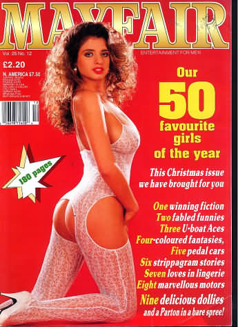 Mayfair Vol. 25 # 12 magazine back issue Mayfair magizine back copy Mayfair Vol. 25 # 12 Adult Magazine Vintage Back Issue Published by Paul Raymond Publishing Group. Our 50 Favourite Girls Of The Year.