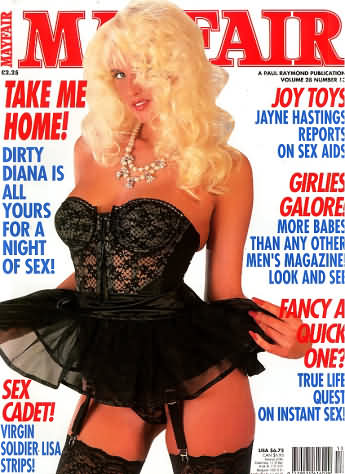 Mayfair Vol. 28 # 13 magazine back issue Mayfair magizine back copy Mayfair Vol. 28 # 13 Adult Magazine Vintage Back Issue Published by Paul Raymond Publishing Group. Covergirl Diana Von Laar.