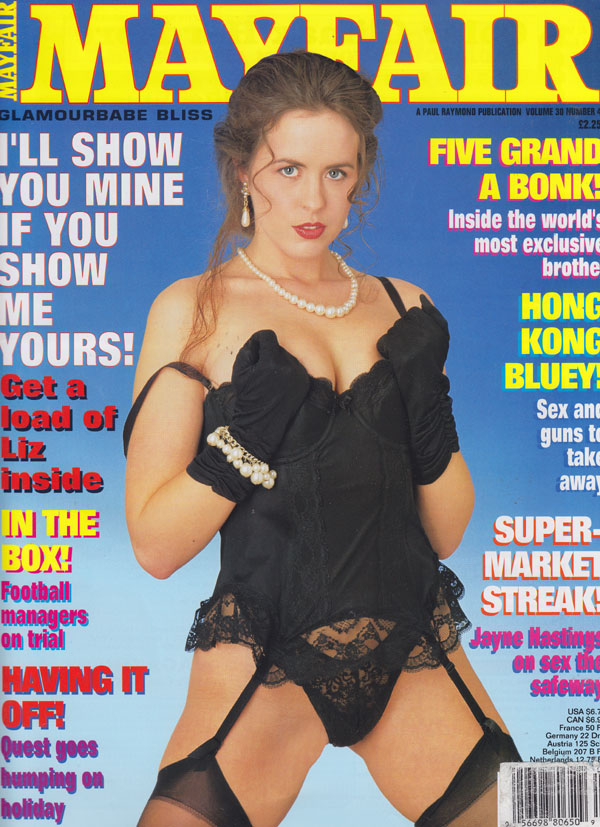 Mayfair Vol. 30 # 4 magazine back issue Mayfair magizine back copy mayfair porn magazine 1995 back issues hot seductresses rude and lewd pictorials orgy oral sex naugh