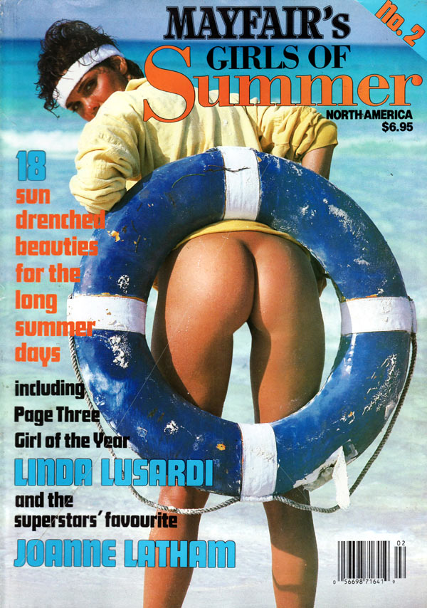 Mayfair's Girls of Summer # 2 magazine back issue Mayfair's Girls of Summer magizine back copy MAYFAIR'S GIRLS of summer magazine, linda lusardi joanne latham, hot sexy girls nude, 18 sun drenche