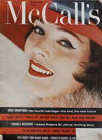 Joan Crawford magazine cover appearance McCall's September 1959