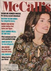 Jacqueline Kennedy magazine cover appearance McCall's July 1975