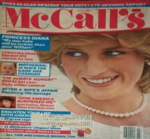 Princess Diana magazine cover appearance McCall's July 1984