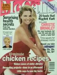 Christie Brinkley magazine cover appearance McCall's February 1997