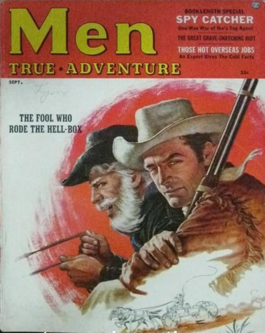 Men September 1956 magazine back issue Men magizine back copy 