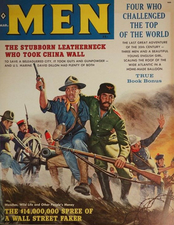 Men March 1960 magazine back issue Men magizine back copy 