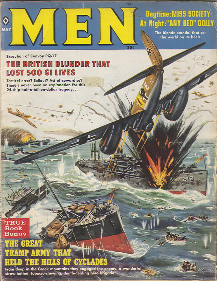 Men May 1960 magazine back issue Men magizine back copy 