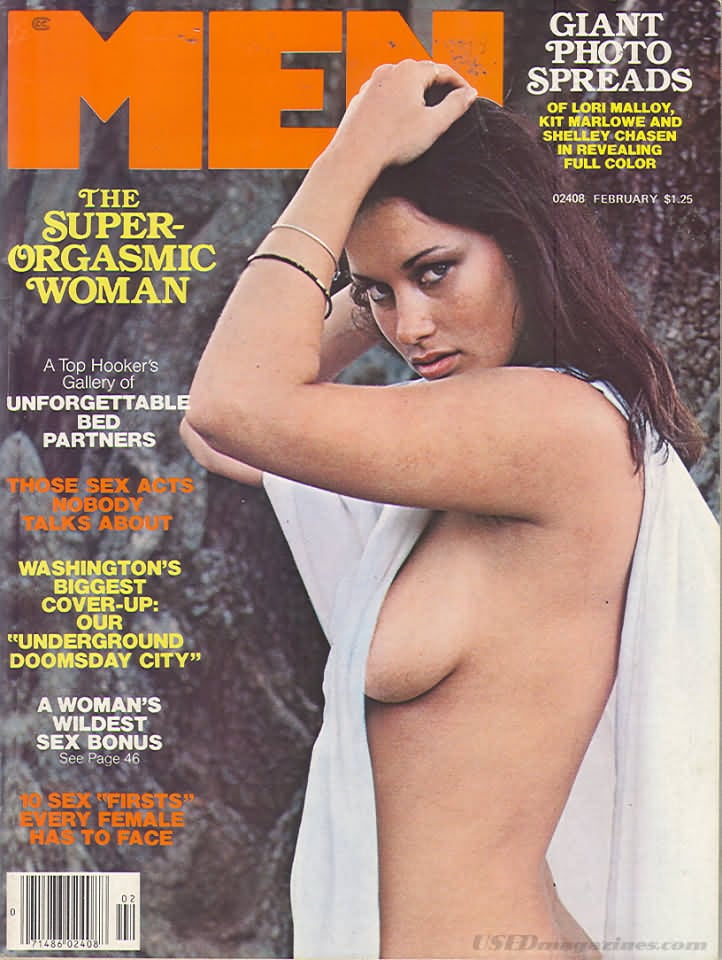 Men February 1978 magazine back issue Men magizine back copy 