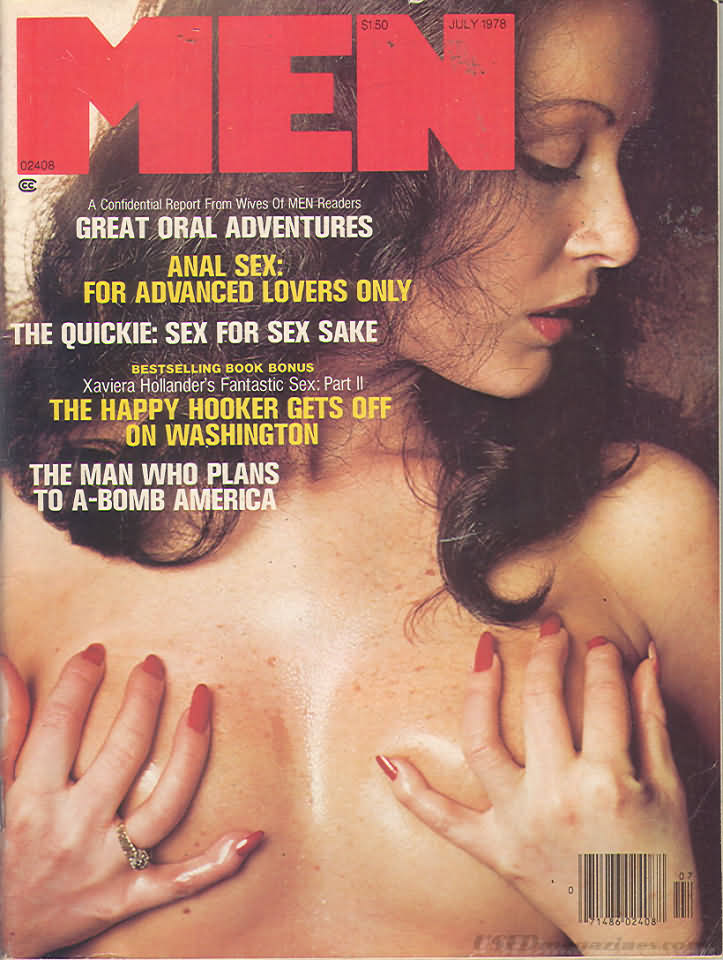 Men July 1978 magazine back issue Men magizine back copy 