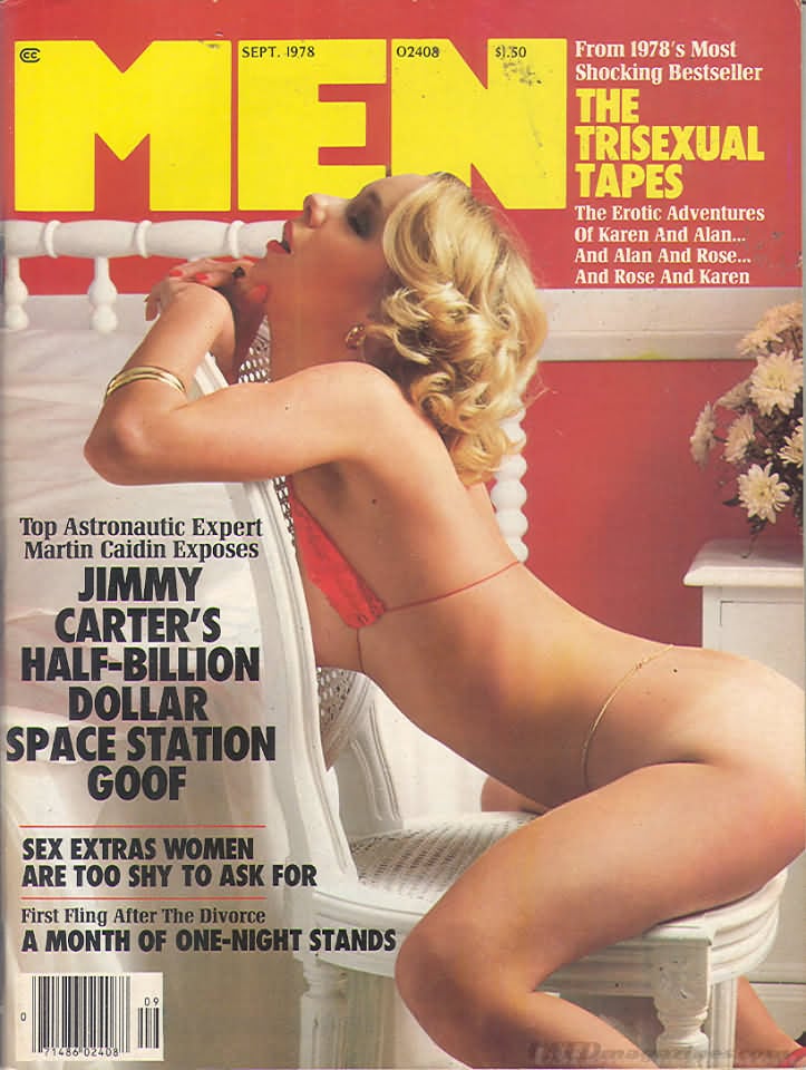 Men September 1978 magazine back issue Men magizine back copy 