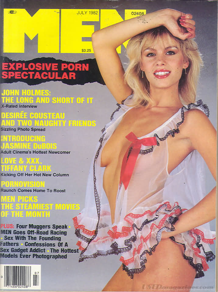 Men July 1982 magazine back issue Men magizine back copy 