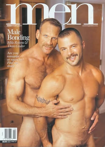 Men February 2000 magazine back issue Men magizine back copy 