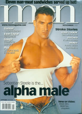 Men November 2002 magazine back issue Men magizine back copy 
